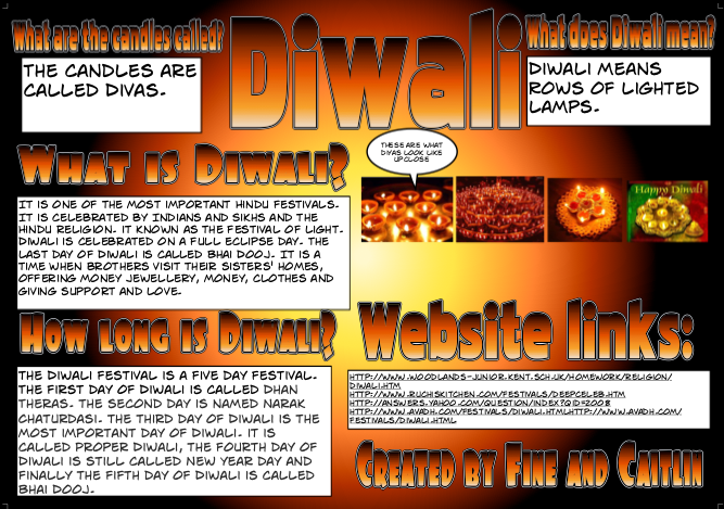 Woodlands junior homework religion diwali